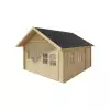 Casas de madera con altillo BERLIN - render frontal