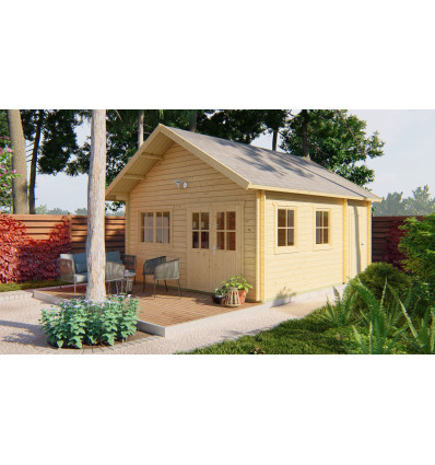 Casas de madera con altillo BERLIN - PORTADA