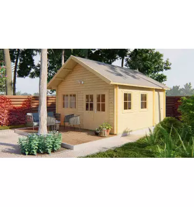 Casas de madera con altillo BERLIN - PORTADA
