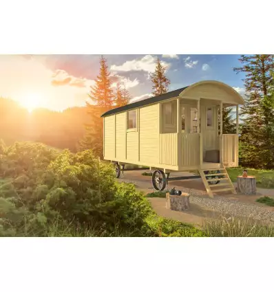 Mini casa sobre ruedas - HOBYCASA portada