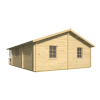 Cabaña de madera KAY - trasera