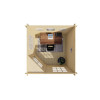 Caseta de madera JOS - render interior