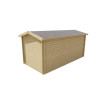 Casas de madera modernas modelo Justine render trasero