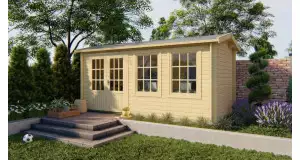 Casas de madera modernas modelo Justine portada