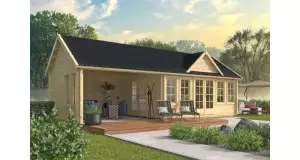 Casa de madera BIG BEN- HOBYCASA portada