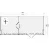 Casa de madera BIG CLOCKHOUSE- plano