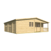 Cabaña de madera AZORES - render frontal