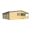 Cabaña de madera AZORES - render frontal