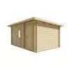 Casas de madera modernas modelo RHON trasero