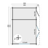 Casas de madera modernas modelo RHON plano