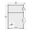 Casas de madera modernas modelo RHON plano