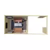 Casas de madera modernas con porche frontal HUELVA interior