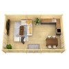 Minicasas con grandes cristaleras- DUNMORE- interior