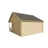Bungalow de madera OLAUG render trasero