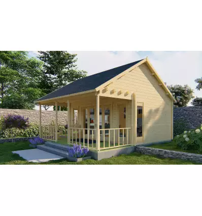 Bungalow de madera OLAUG portada