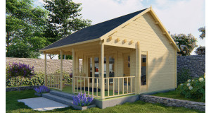 Bungalow de madera OLAUG portada
