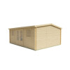 Casas de madera DIANNE - HOBYCASA - render frontal