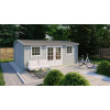 Casas de madera DIANNE - HOBYCASA - PORTADA gris