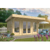 Casas de madera moderna doble acristalamiento LORY - HOBYCASA portada