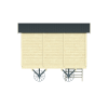 Mini casas sobre ruedas de madera  GYPSY - trasero