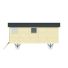 Mini casa sobre ruedas de 600x237 GYPSY CARAVAN - lateral