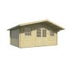 Casas de madera doble acristalamiento PARIS delante