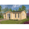 Cabaña de madera MULLINGAR - HOBYCASA portada pvc