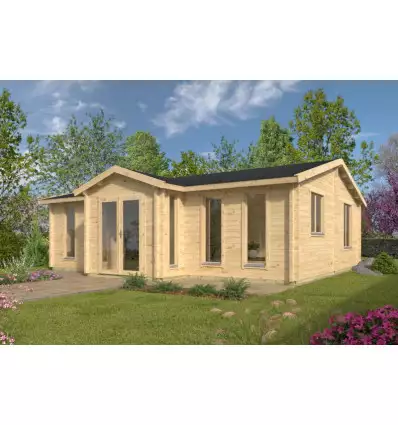 Cabaña de madera MULLINGAR - HOBYCASA portada