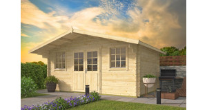 Casas de Madera Prefabricadas Tordesillas - Diáfana - 14 m2 - Modelo Rome-Rika