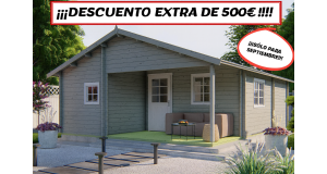 Casas de madera doble acristalamiento JAVEA - OFERTA