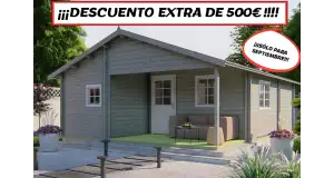 Casas de madera doble acristalamiento JAVEA - OFERTA