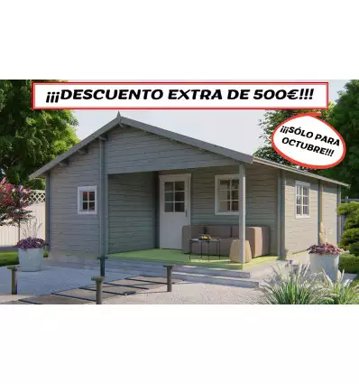 Casas de madera doble acristalamiento JAVEA - OFERTA