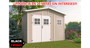 Cobertizo de madera Santurce - 7 m2 - Diáfana - Portada