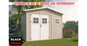 Cobertizo de madera Santurce - 7 m2 - Diáfana - Portada
