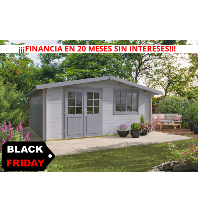 Casas de madera LEIPZIG - Gris oferta