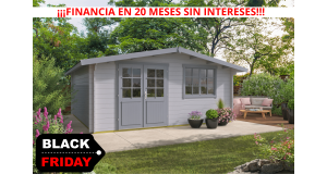 Casas de madera LEIPZIG - Gris oferta