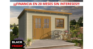 Caseta de Madera Prefabricada BARCELONA - PORTADA oferta