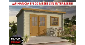 Caseta de Madera Prefabricada BARCELONA - PORTADA oferta