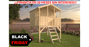 Casitas de madera para niños PETER PAN - HOBYCASA OFERTA