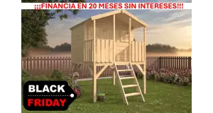 Casitas de madera para niños PETER PAN - HOBYCASA OFERTA
