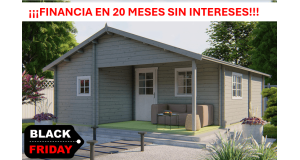 Casas de madera doble acristalamiento JAVEA - GRIS oferta