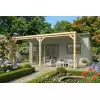 Pérgola Descubierta Anexa ZAMORA 290x570 con techo