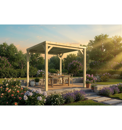 Cenador de  Madera 290x290 JIJONA-D