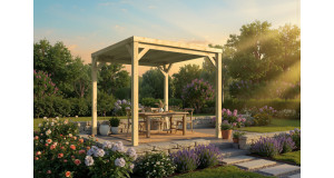 Cenador de  Madera 290x290 JIJONA-D