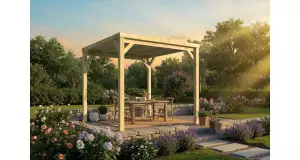 Cenador de  Madera 290x290 JIJONA-D