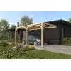 Pérgola Descubierta Anexa ZAMORA 290x570 carport con techo