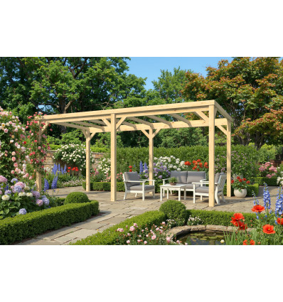 Pérgola para Coche 290x570 ZAMORA-C