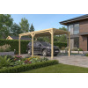 Pérgola para Coche 290x570 ZAMORA-C cochera con techo