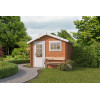 casetas de madera para jardín STEN naranja