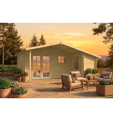 Cabaña de madera WOLFGANG portada